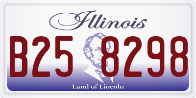 IL license plate B258298