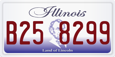 IL license plate B258299