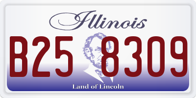 IL license plate B258309