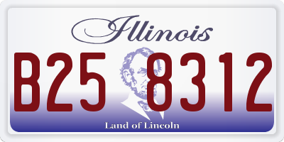 IL license plate B258312