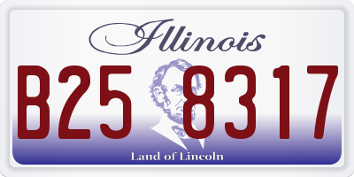 IL license plate B258317