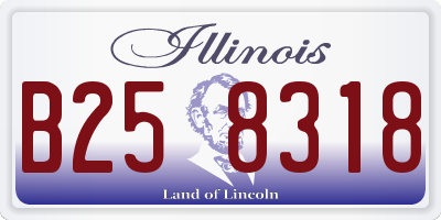IL license plate B258318