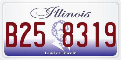 IL license plate B258319