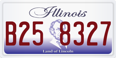 IL license plate B258327