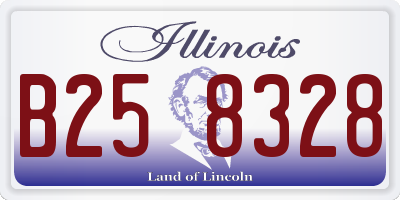 IL license plate B258328
