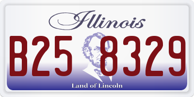 IL license plate B258329