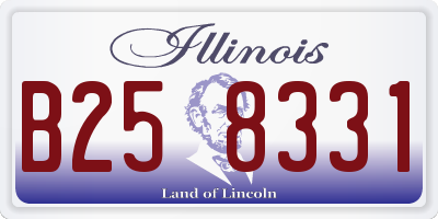IL license plate B258331