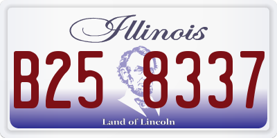 IL license plate B258337