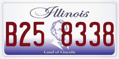 IL license plate B258338