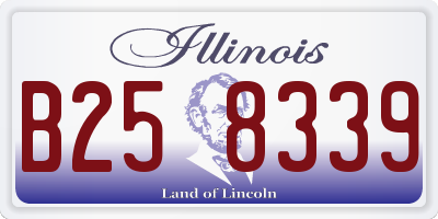 IL license plate B258339