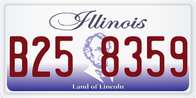 IL license plate B258359