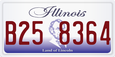 IL license plate B258364