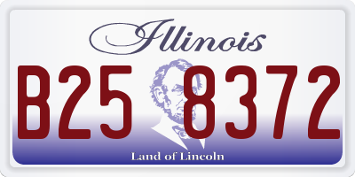 IL license plate B258372