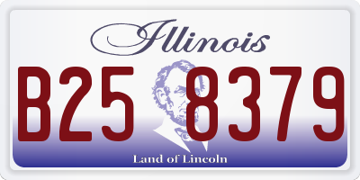 IL license plate B258379