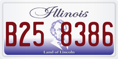 IL license plate B258386