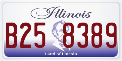 IL license plate B258389