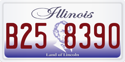 IL license plate B258390