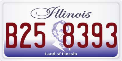IL license plate B258393