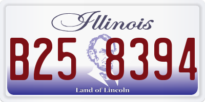IL license plate B258394