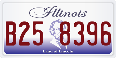 IL license plate B258396
