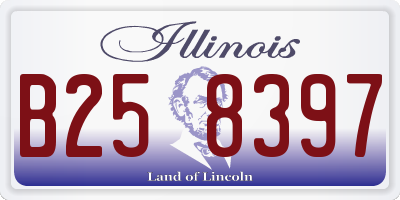 IL license plate B258397