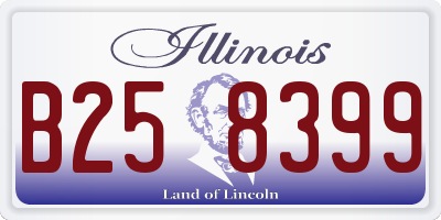 IL license plate B258399
