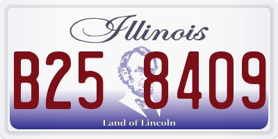 IL license plate B258409