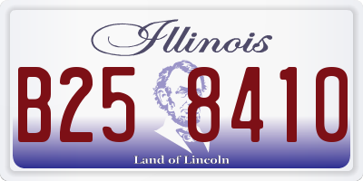 IL license plate B258410