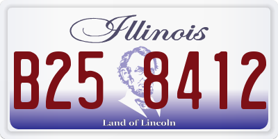 IL license plate B258412