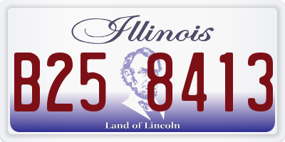 IL license plate B258413