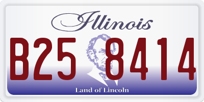 IL license plate B258414