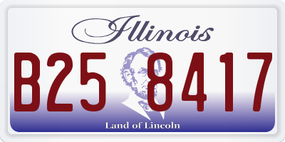 IL license plate B258417