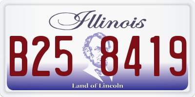 IL license plate B258419
