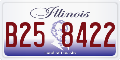 IL license plate B258422