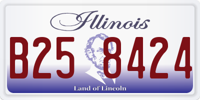 IL license plate B258424