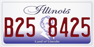 IL license plate B258425
