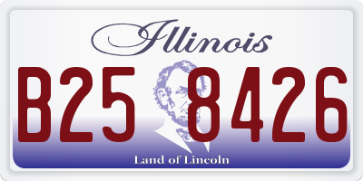 IL license plate B258426