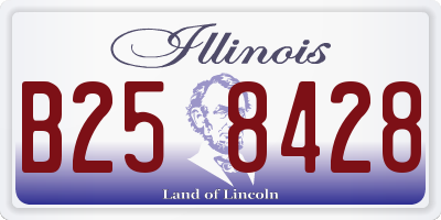 IL license plate B258428