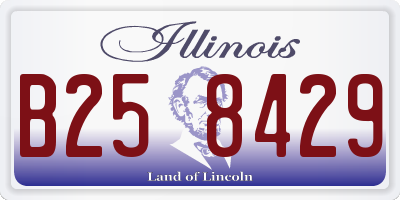 IL license plate B258429
