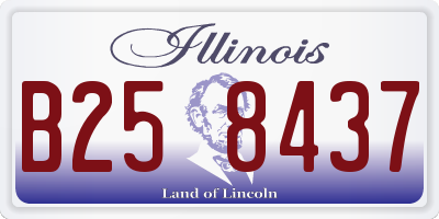 IL license plate B258437