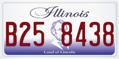 IL license plate B258438
