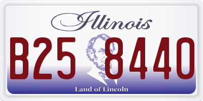 IL license plate B258440
