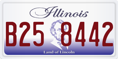 IL license plate B258442