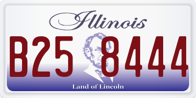 IL license plate B258444