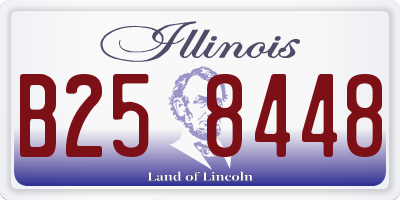 IL license plate B258448