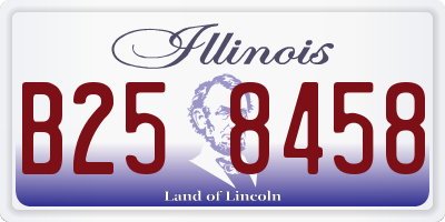 IL license plate B258458