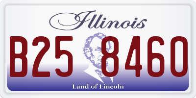IL license plate B258460