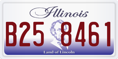 IL license plate B258461