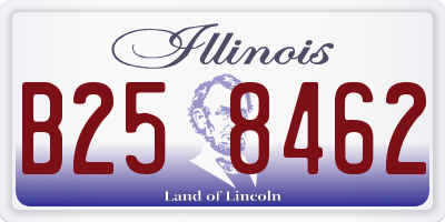 IL license plate B258462