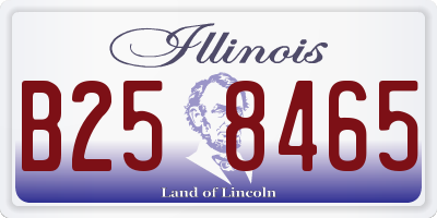 IL license plate B258465